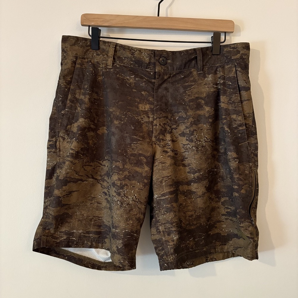 The North Face Mens The Rolling Sun Packable Shorts 34 Camo Outdoor Flashdry